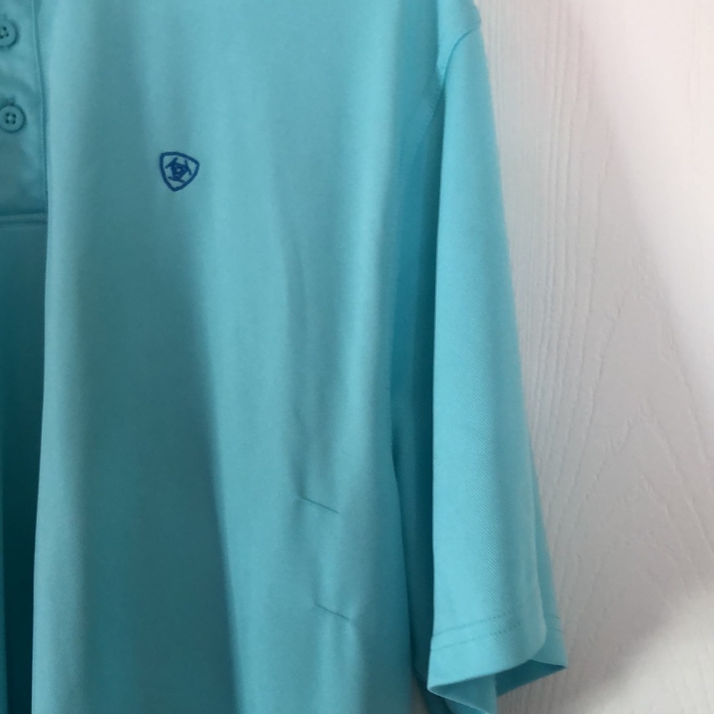 Men’s collar Ariat heat series short sleeve spring collar shirt - Picture 8 of 17